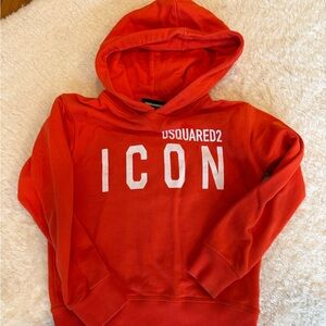 DSQUARED2 Vibrant Red Icon Hoodie